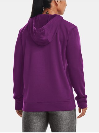 Fialová dámská mikina Under Armour Fleece LC Hoodie  