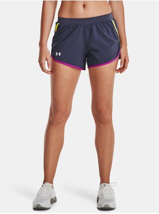 Šedé dámské sportovní kraťasy Under Armour Fly By 2.0