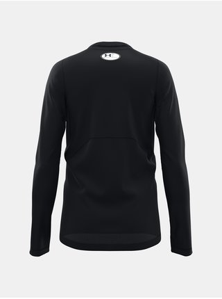 Černé klučičí sportovní tričko s dlouhým rukávem Under Armour CG Armour 