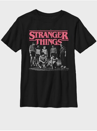 Černé dětské tričko Netflix Stranger Fade ZOOT. FAN