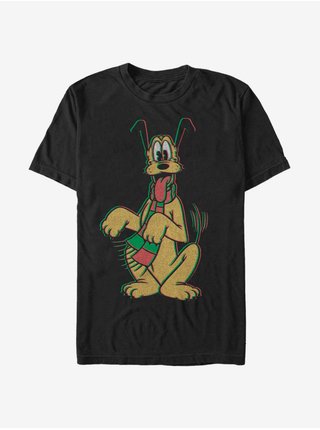 Černé pánské tričko Disney Classics Pluto Holiday Colors ZOOT. FAN