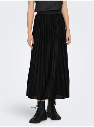 Černá dámská plisovaná maxi sukně ONLY Melisa