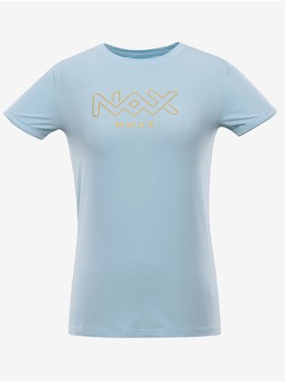Světle modré dámské tričko NAX EMIRA  