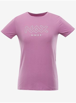 Růžové dámské tričko NAX EMIRA  