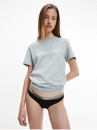 Nohavičky pre ženy Calvin Klein Underwear - tmavoružová, čierna