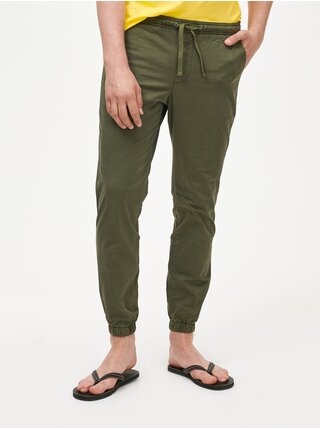 Zelené pánské kalhoty GAP Slim