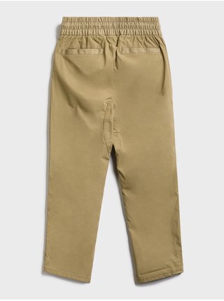 Béžové chlapecké kalhoty GAP Hybrid pull-on pants with quickdry