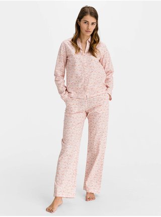 Pyžamové nohavice poplin pajama pants Ružová