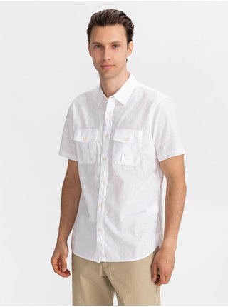 Košeľa short sleeve utility shirt Biela