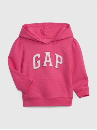 Růžová holčičí mikina GAP logo