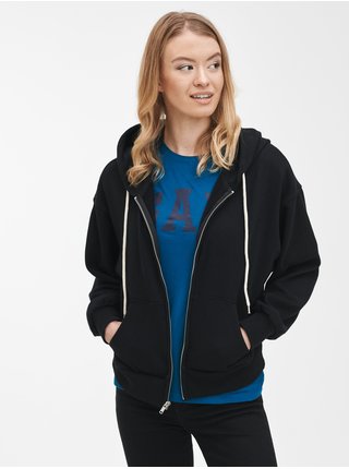 Černá dámská mikina abbreviated hoodie GAP