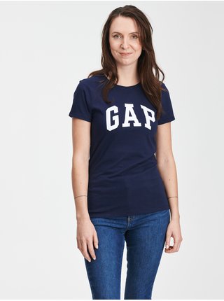Modré dámské tričko GAP Logo t-shirt