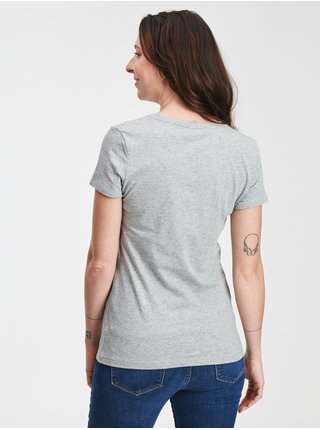 Šedé dámské tričko GAP Logo t-shirt