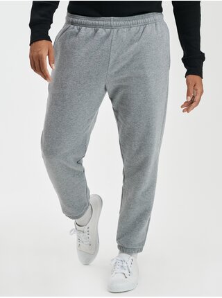 Šedé pánské tepláky fleece joggers GAP