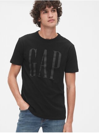Tričko GAP Logo crewneck t-shirt Čierna