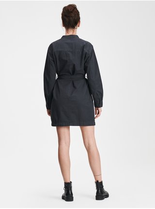 Čierne dámske bavlnené mini šaty GAP