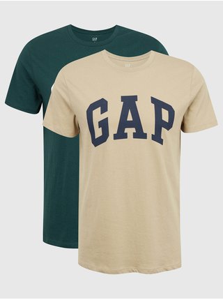 Farebné pánske tričko s logom GAP, 2ks