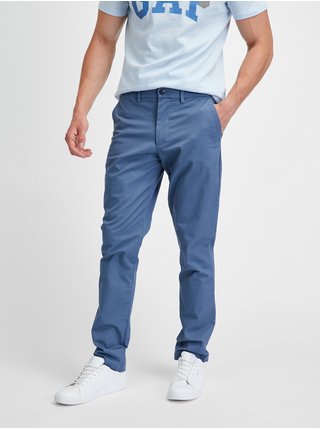 Modré pánské kalhoty modern khakis slim fit GapFlex GAP