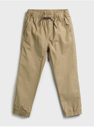 Béžové klučičí dětské kalhoty v-td eday jogger