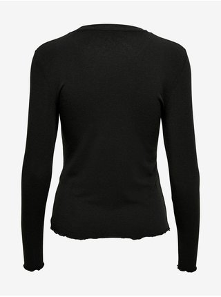 Černé dámské basic tričko ONLY Lamour