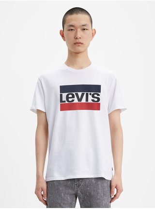 Biele pánske tričko s potlačou Levi's®