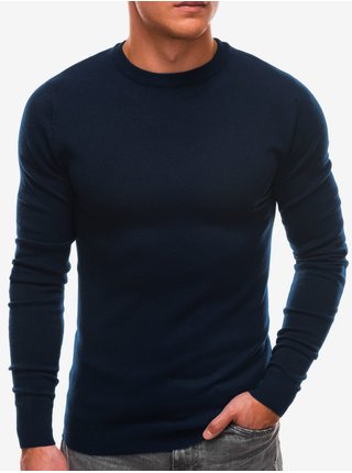 Tmavě modrý pánský basic svetr Ombre Clothing