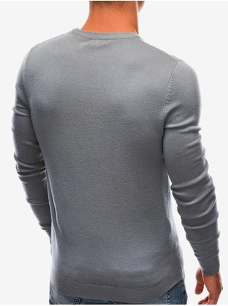 Šedý pánský basic svetr Ombre Clothing