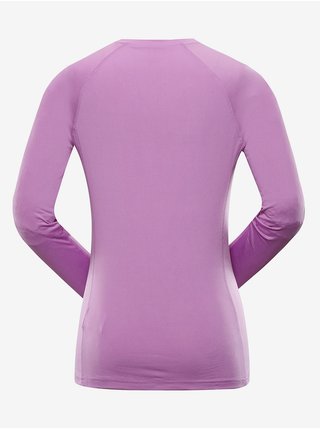 Světle fialové dámské rychleschnoucí tričko ALPINE PRO AMADA 