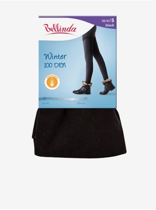 Šedé dámské zimní punčochové kalhoty Bellinda WINTER 100 DEN  