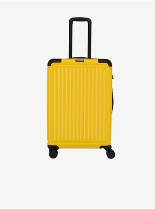 Cestovní kufr v žluté barvě Travelite Cruise 4w M Yellow