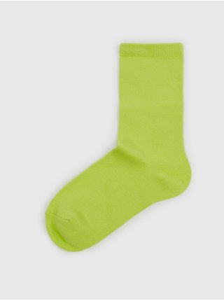 Sada tří párů dětských ponožek v neonově růžové, žluté a zelené barvě GAP 