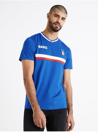 Modrý futbalový dres Francúzska Celio