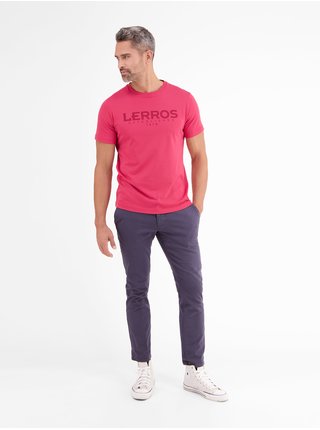 Růžové pánské tričko LERROS