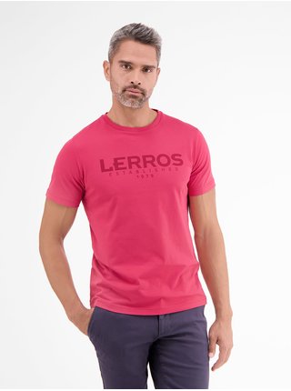 Tričká s krátkym rukávom pre mužov LERROS - ružová