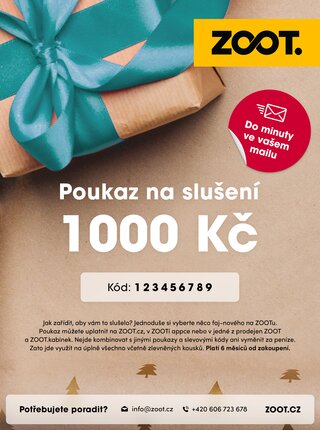 Vánoční elektronický poukaz na ZOOT v hodnotě 1 000 Kč