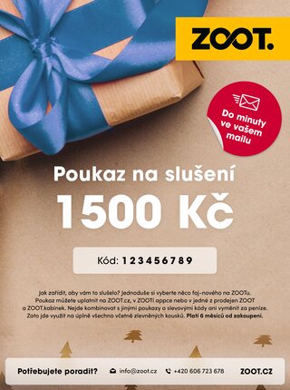 Vánoční elektronický poukaz na ZOOT v hodnotě 1 500 Kč