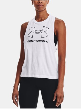 Topy a trička pre ženy Under Armour - biela, čierna