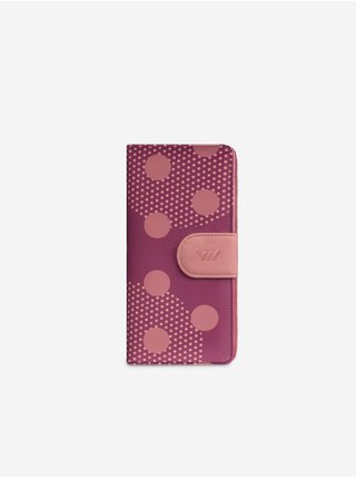 Růžová dámská puntíkovaná peněženka Vuch Saros 