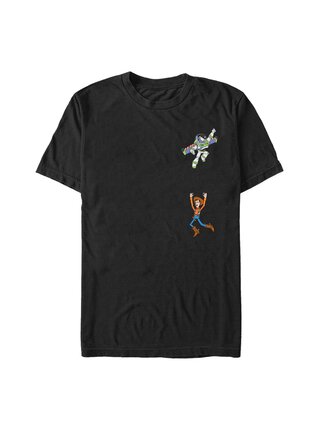 Černé pánské tričko Pixar Pocket Pals