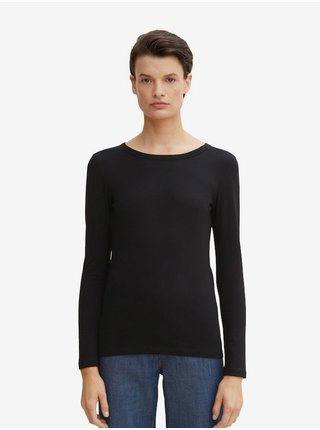 Basic tričká pre ženy Tom Tailor - čierna