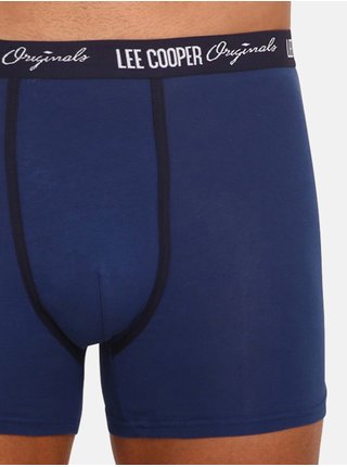 Boxerky pre mužov Lee Cooper - tmavomodrá, modrá, krémová, kaki