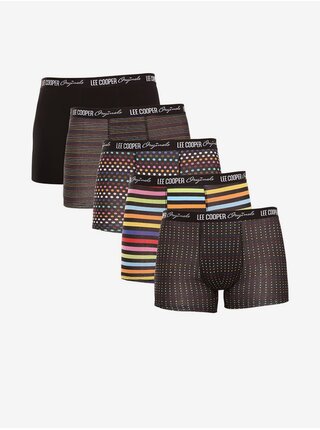 Boxerky pre mužov Lee Cooper - čierna, sivá, oranžová