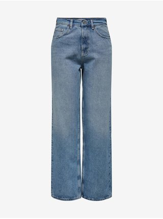 Modré dámské široké džíny ONLY Dean