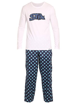 Pánské pyžamo Styx puntíky