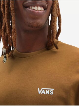 Hnědé pánské tričko VANS