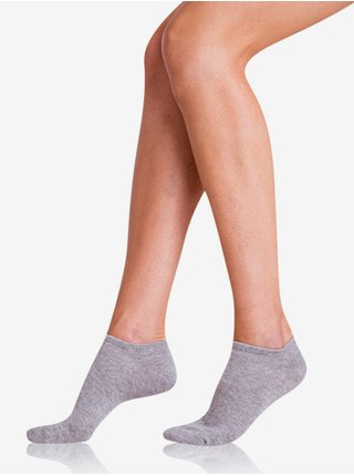 Sada dvoch párov dámskych ponožiek v šedej farbe Bellinda COTTON IN-SHOE SOCKS 2x