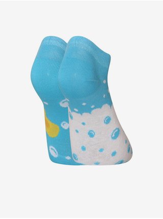 Bílo-modré dětské veselé ponožky Dedoles Kapitán kačenka