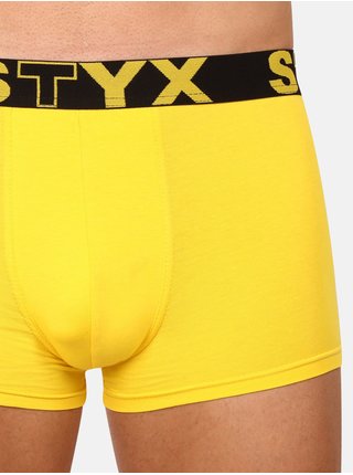 Žluté pánské boxerky Styx 