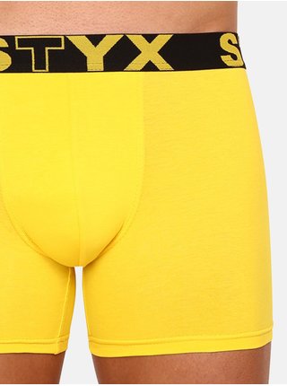 Boxerky pre mužov STYX - žltá, čierna
