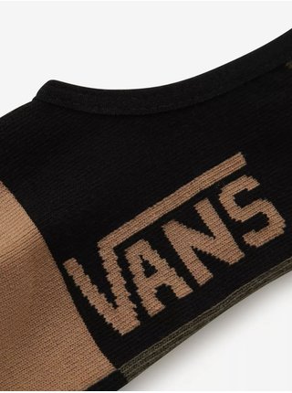 Ponožky pre ženy VANS - kaki, hnedá, čierna
